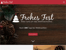 Tablet Screenshot of frohesfest.net
